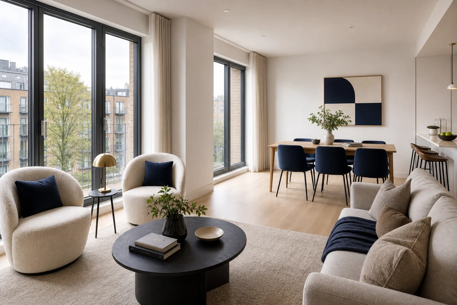 Bright contemporary London apartment